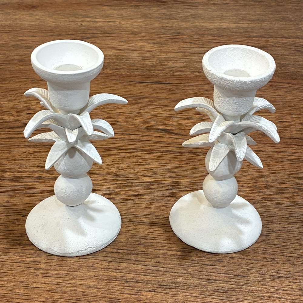 Anthropologie Laia Abstract Botanicals Candle Holder Boho
